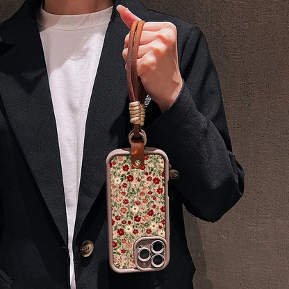 Cute Flower Lanyard Phone Case for iPhone