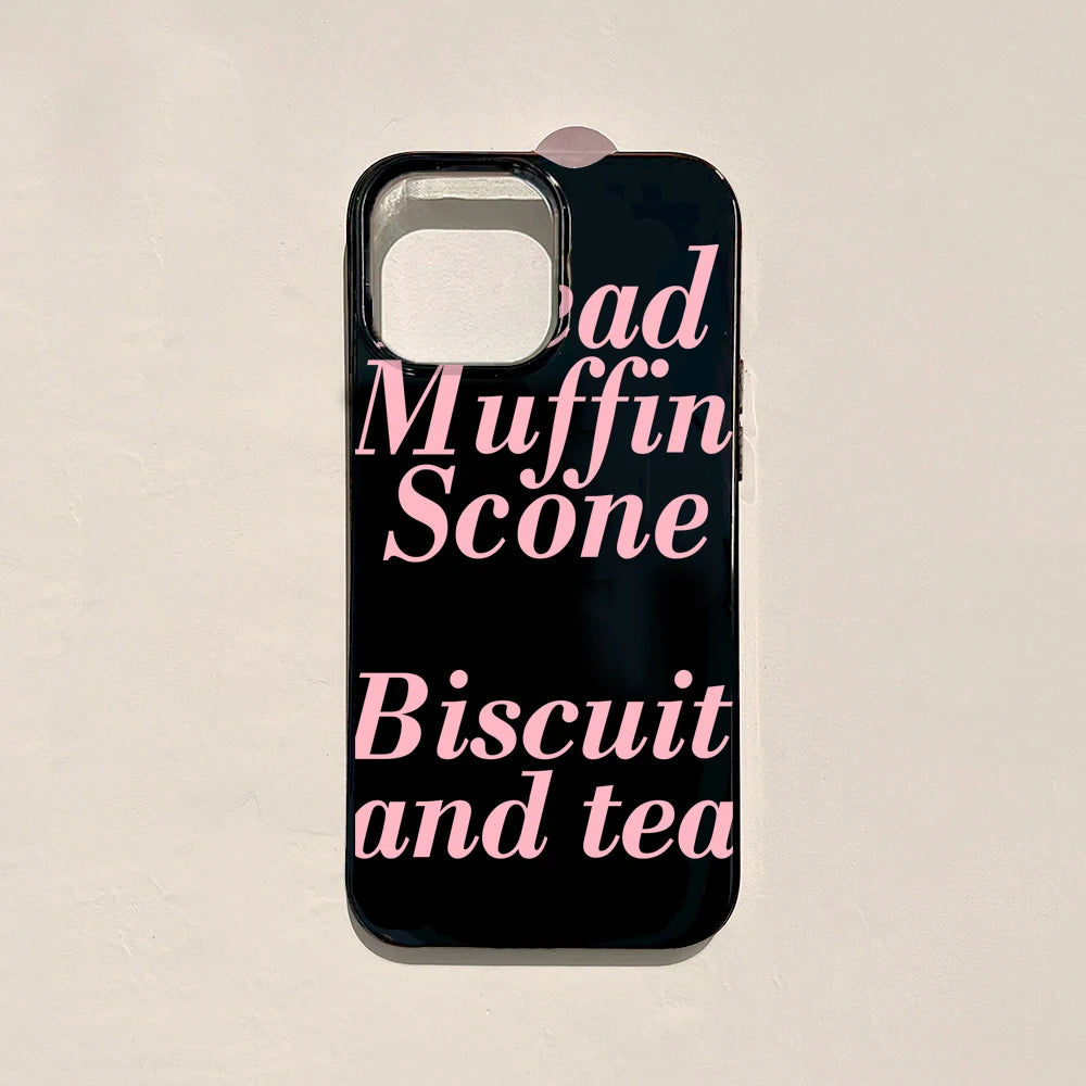 Ins Korean Sweet Cool Simple Personalized Word Phone Case
