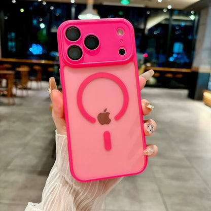 Luxury Frosted Phone Case Magsafe Matte Transparent Magnetic Cover New