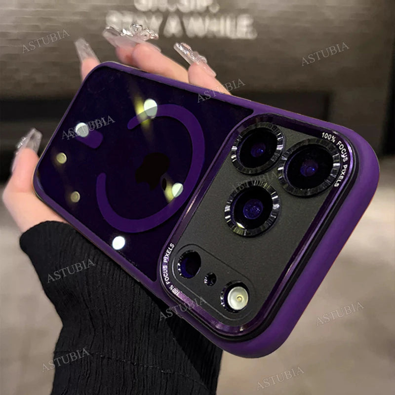 Luxury Magnetic Metal Lens Bumper Protection Phone Case