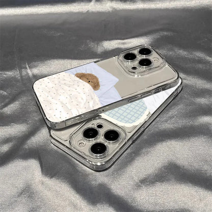 Cute Dog Cat Couple Case Phone