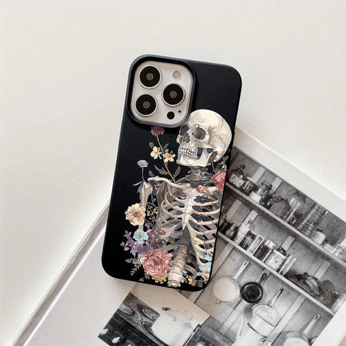 Skull Man Design Large Hole Imitation Liquid Phone Case