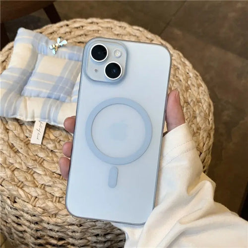 Luxury Phone Case Magsafe Magnetic Wireless Charging Animation Shockproof Bumper