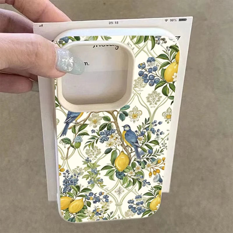 Lemon Trees Lichee Pattern Phone Case