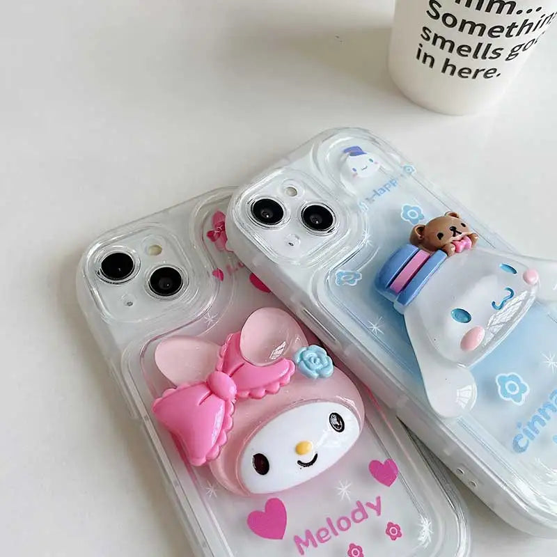 Purin Cinnamoroll Melody Rabbit Cartoon Case Phone