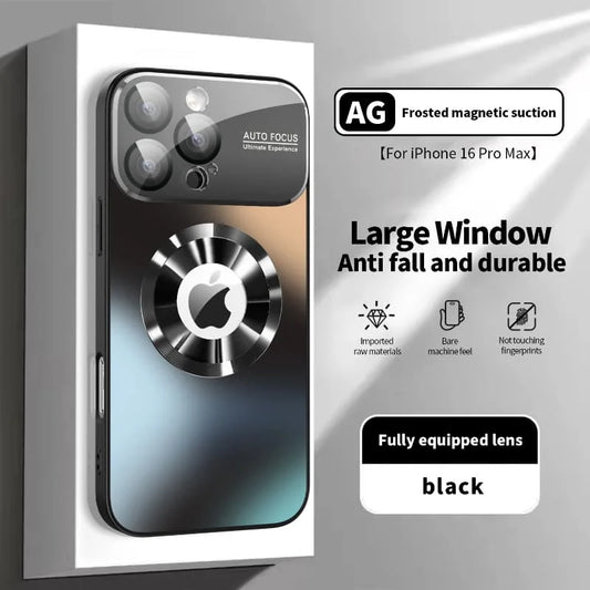 Large Window Magnetic Magsafe iPhone Case with Lens Protector