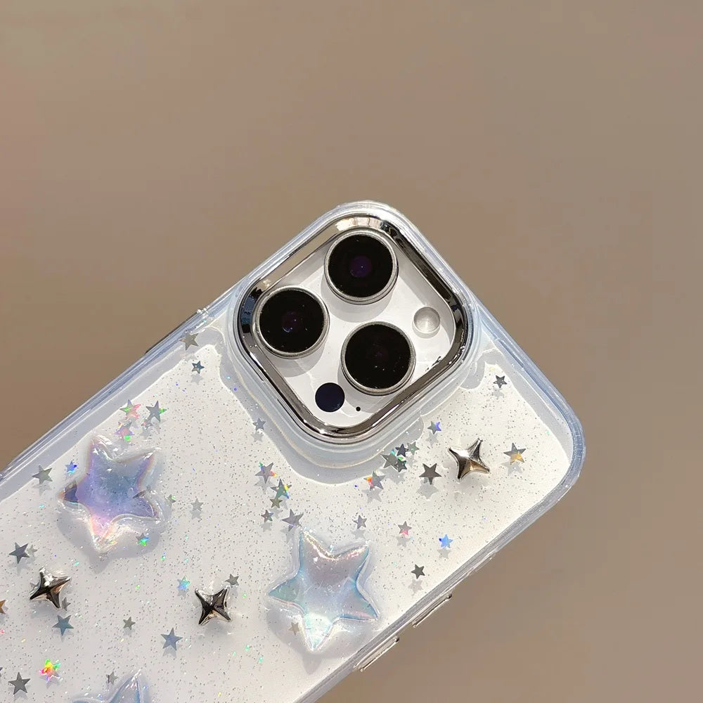 Luxury 3D Star Bling Glitter Shockproof Phone Case