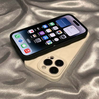 Soft Fold Pattern Phone Case Candy Bumper Silicone New