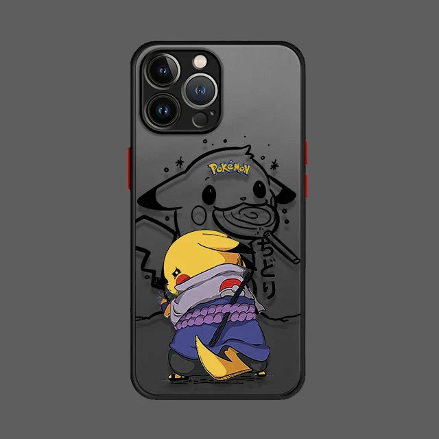 Pokemo Pikachu Cartoon Phone Case for iPhone