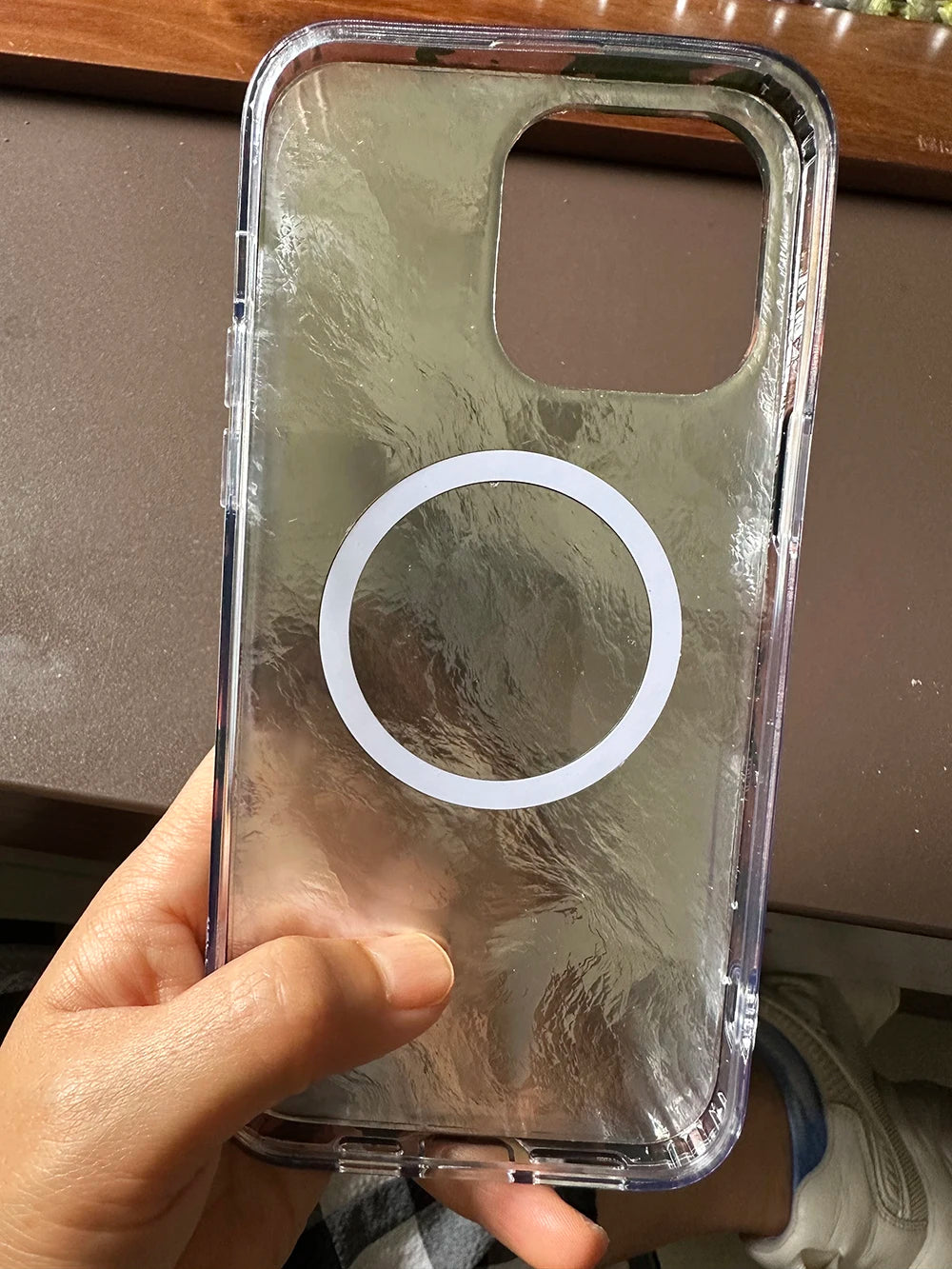 Luxury Amber Wireless Charge Magnetic Shockproof Protective Phone Case