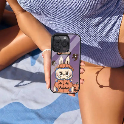 Cartoon Labubu Glossy Phone Case