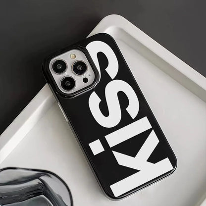 Personalized English Letters Kiss Phone Case