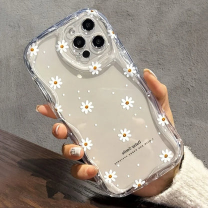 Small Chrysanthemum Clear Phone Case