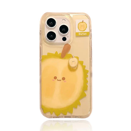 Ins Summer Fruit 3D Guava Durian Avocado Phone Case