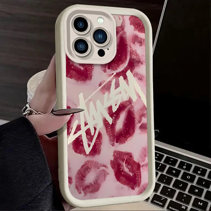 Sexy Red Lips Fashion Phone Soft Phone Case