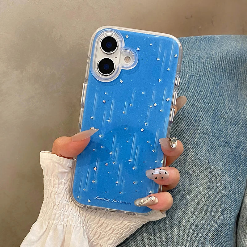 Fashion Meteor Shower Shining Glitter Shockproof Bumper Phone Case