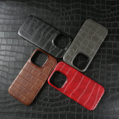 New Luxury Crocodile Leather Phone Case