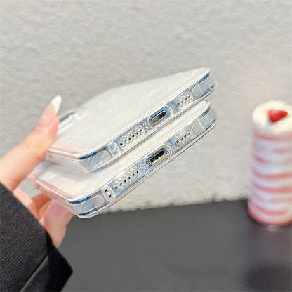 Luxury Shell Pattern Laser Phone Case