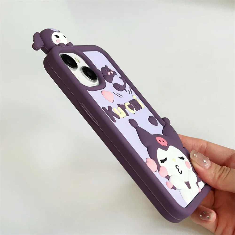 3D Kuromi Phone Case