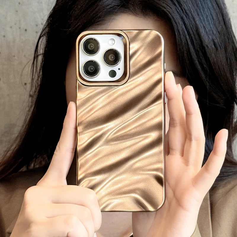 Luxury 3D Curly Wavy Texture Phone Case