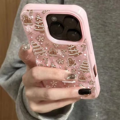 Cartoon Christmas Tree Snowman Phone Case