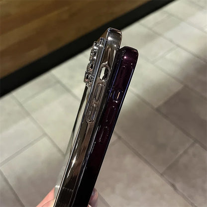 Plating Clear Magsafe iPhone Case