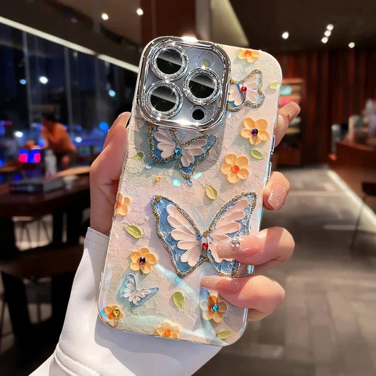 Butterfly Glitter Phone Case