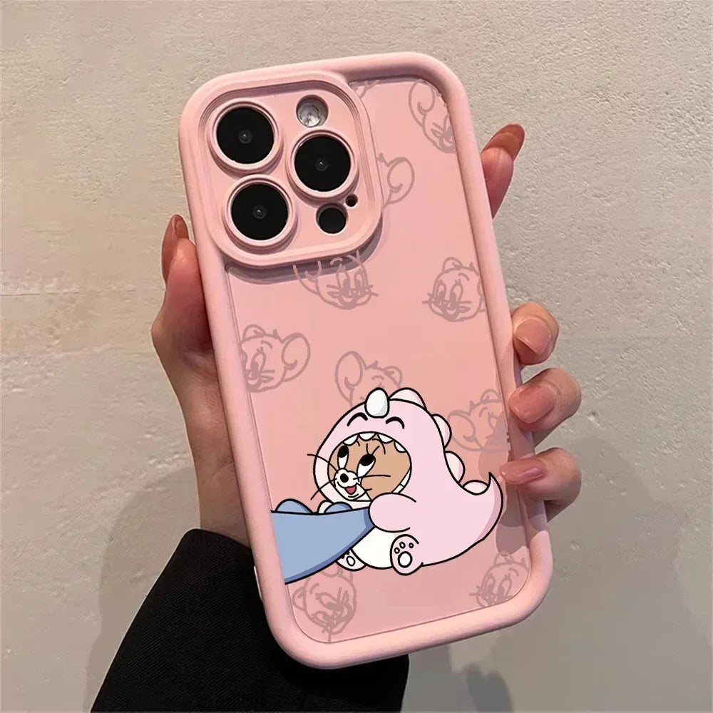 Cartoon Tom and Jerry Couple Phone Case