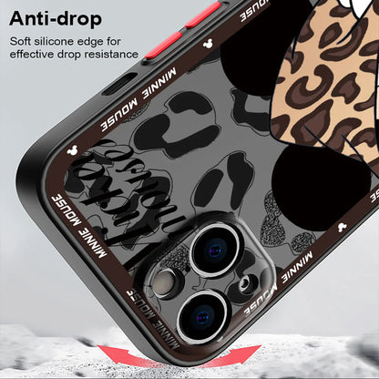 Disney Leopard Mickey Minnie Phone Case for iPhone