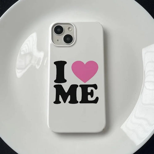 INS Simple Words I Love Myself Phone Case