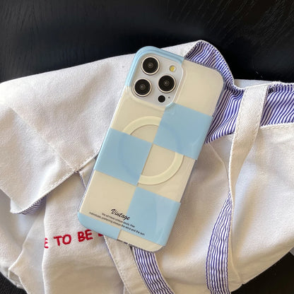 3D Cute Striped Black for MâCgsafe Magnetic Holder Phone Case