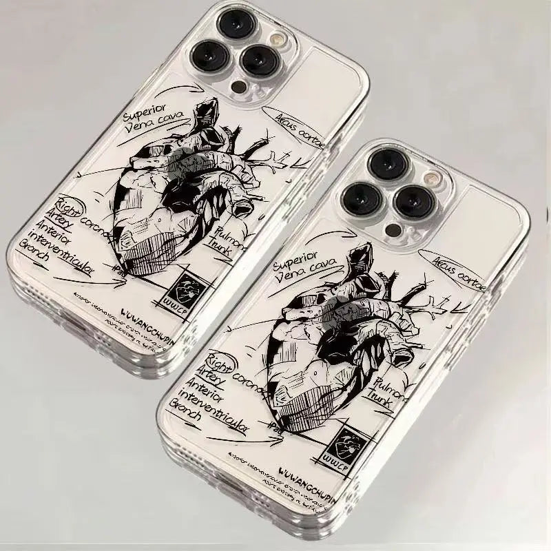 Creative Cardiovascular model Heart Medical Phone Case