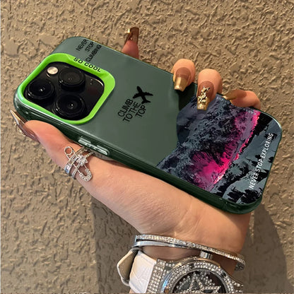 Mountain Peak Aircraft PC Phone Case