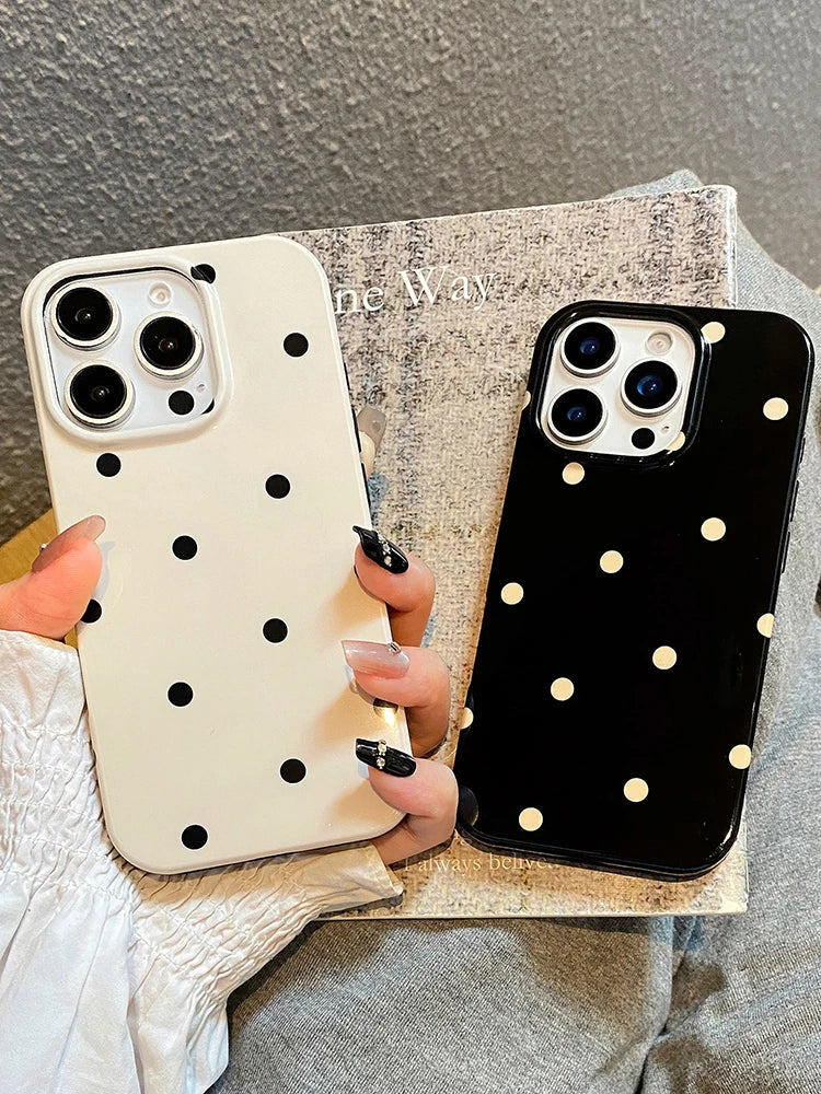 Stars Popular Style Ins Polka Dot Design Phone Case