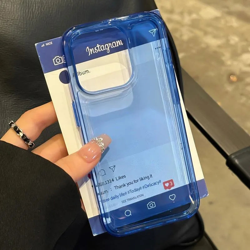 Fashion 2 IN 1 Jelly Candy Color Clear Phone Case