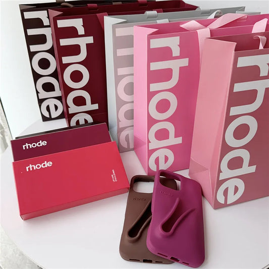 Rhode Protect Set Gift Shopping Bag iPhone Case