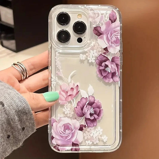 Patterned Printed Simple Transparent Phone Case