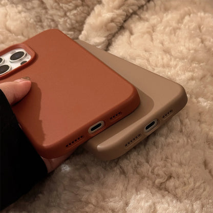 Luxury Silicone Plain Soft Phone Case