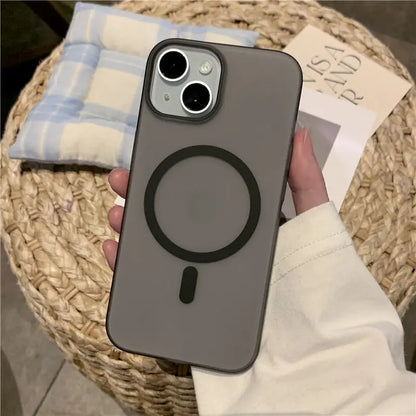 Luxury Phone Case Magsafe Magnetic Wireless Charging Animation Shockproof Bumper