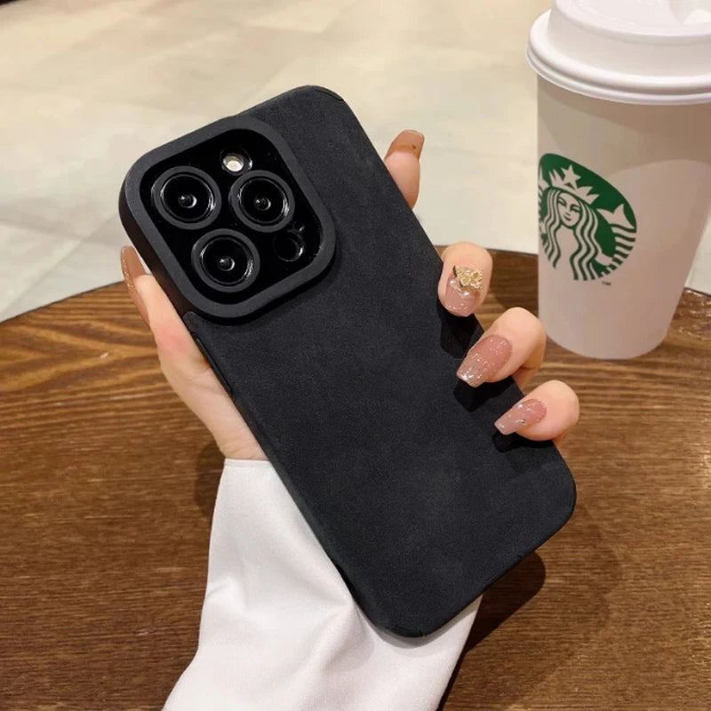 Luxury Matte Cortex Leather Phone Case