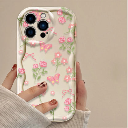 Cartoon Colorful Flowers Phone Case