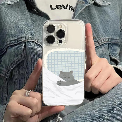 Cute Dog Cat Couple Case Phone