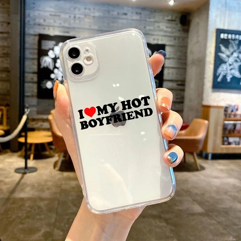 Cute Funny I Love My Girlfriend Phone Case