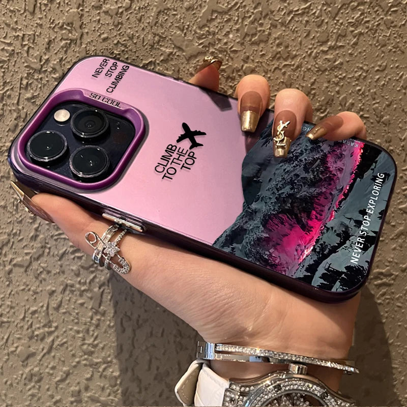 Mountain Peak Aircraft PC Phone Case