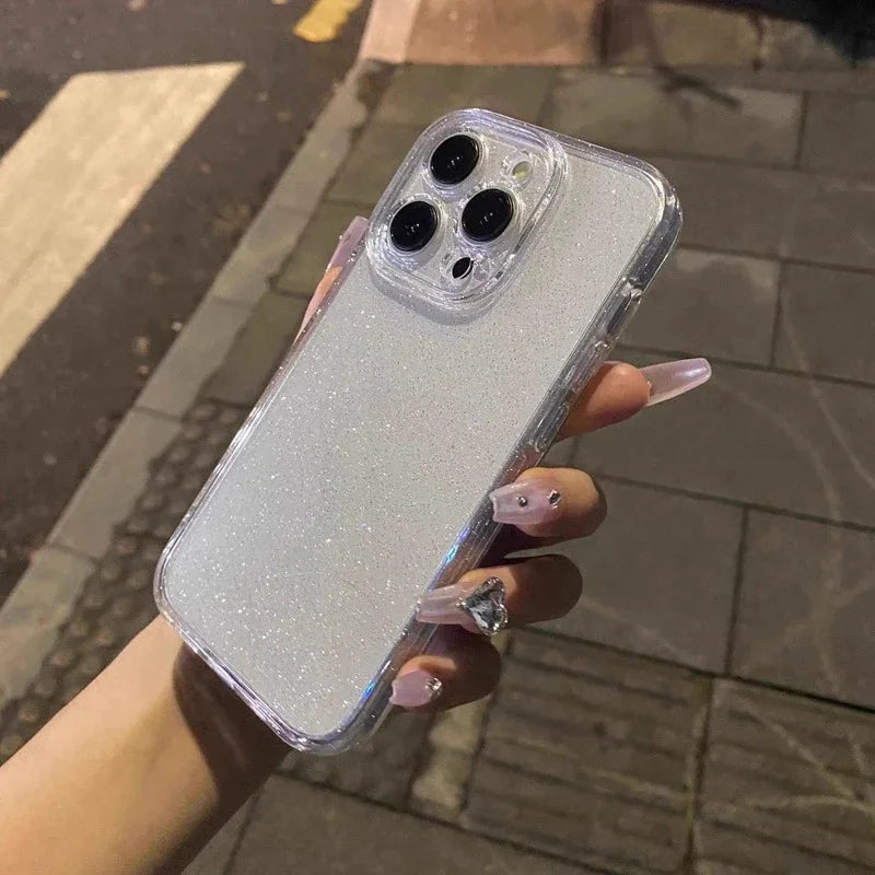 Soft Glitter Transparent Phone Case