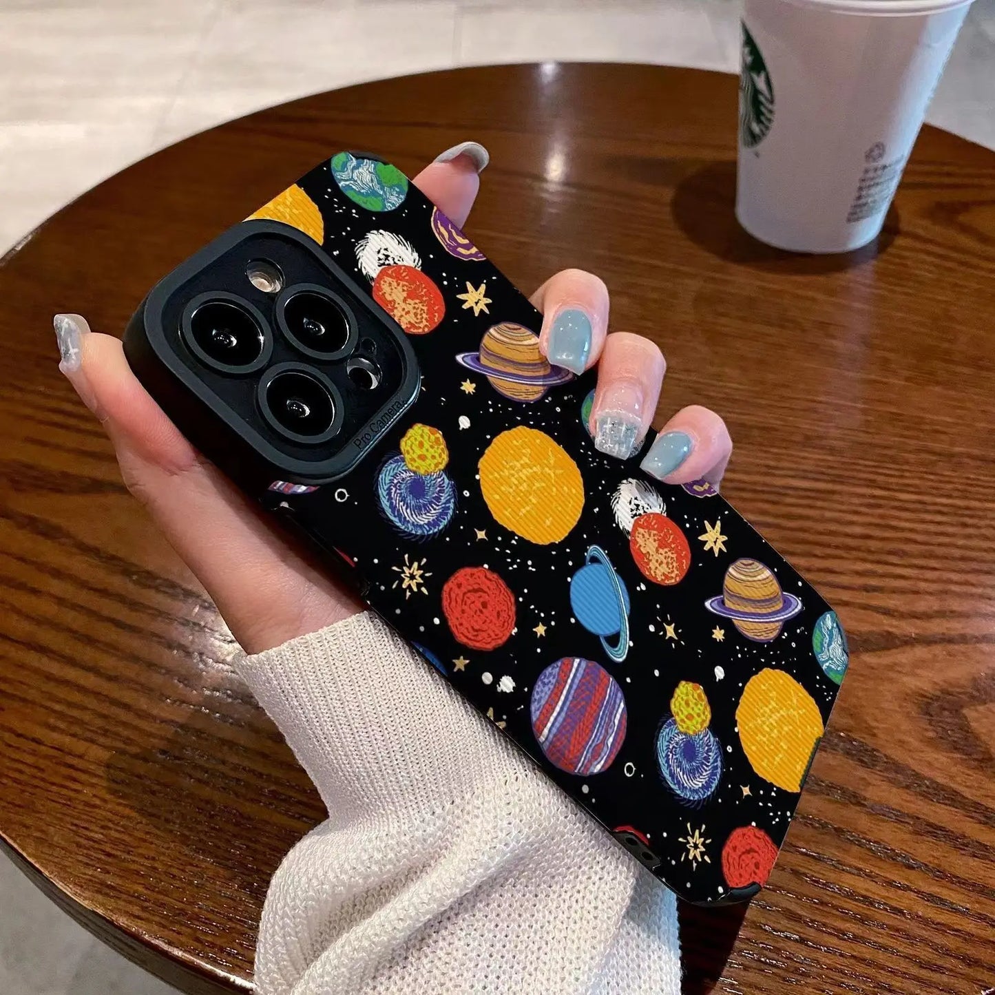 Colorful Planet Silicone Phone Case