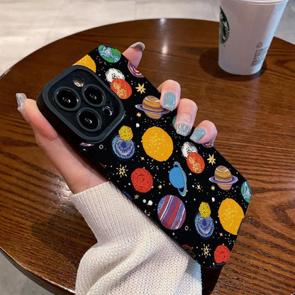 Colorful Planet Silicone Phone Case
