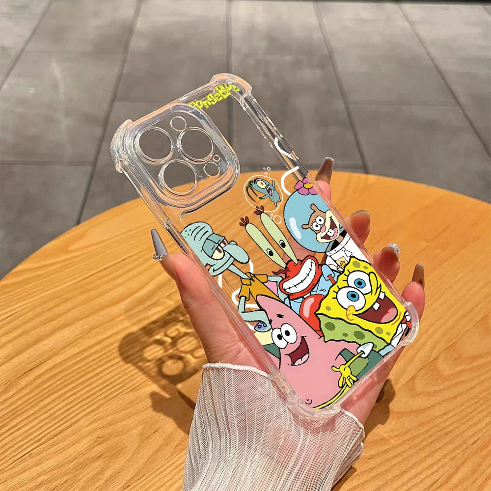 Soft Silicone Cartoon Phone Case for iPhone
