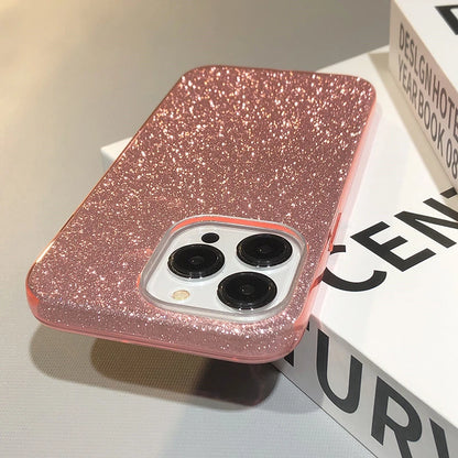 Glitter Bling Gradient Hard PC Thicken Phone Case New