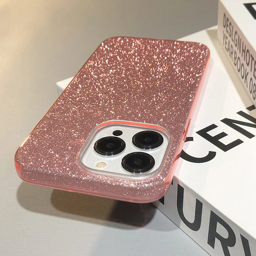 Glitter Bling Gradient Hard PC Thicken Phone Case New